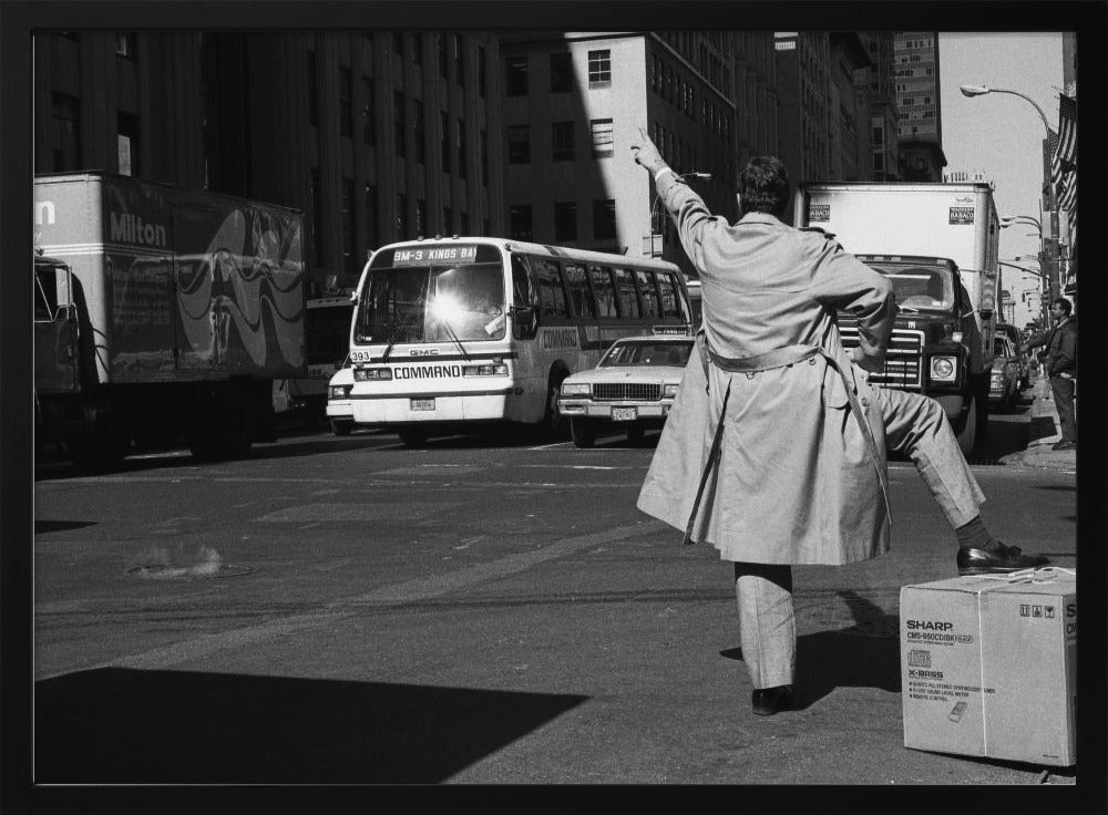 Bus please! (from the series "Manly") Poster